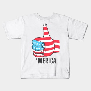 Thumbs Up Merica Kids T-Shirt